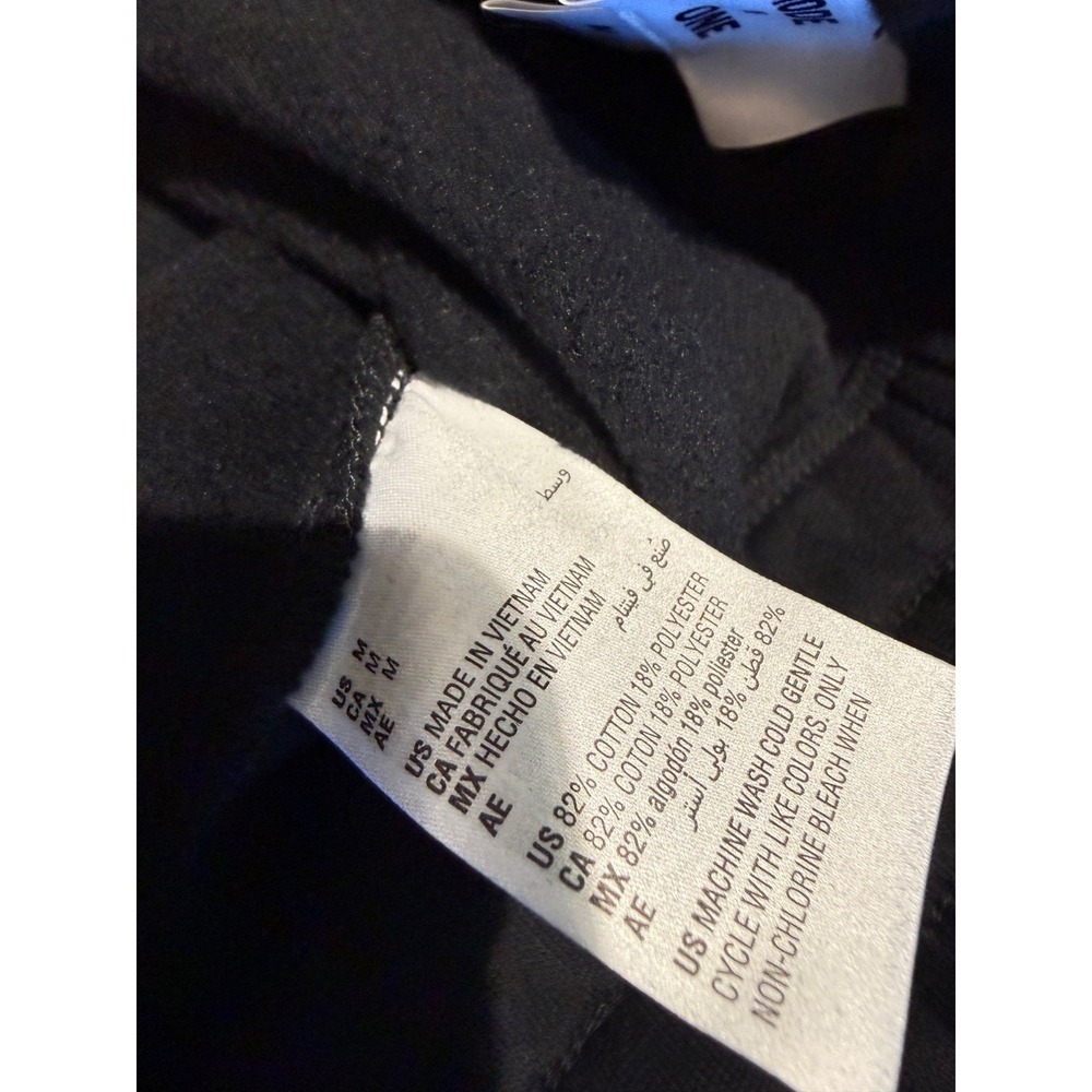 Mode‎ of One Mens Regular Fit Fleece Joggers in Deep Black Size XL  new - Picture 6 of 8
